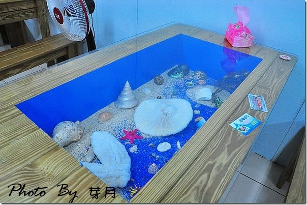 小琉球美食海之家貝殼章魚海藻冰